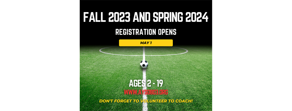 Fall 2023 AND Spring 2024 Registration Opens May 1!