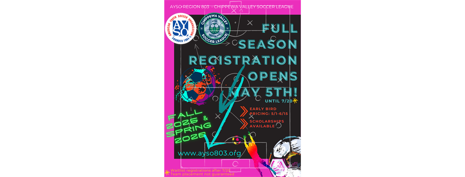 Registration Opens May 5th @ 06:00 AM