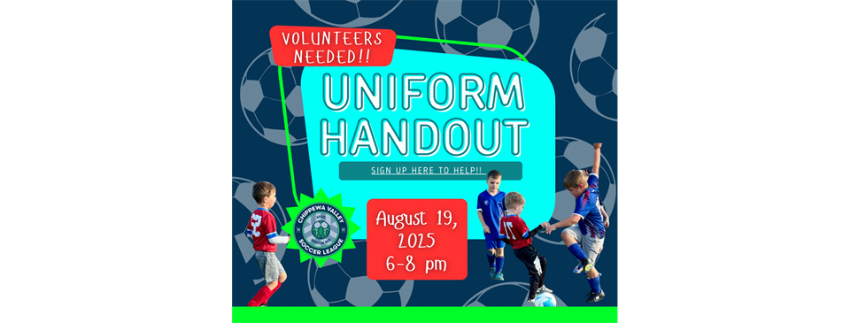 Uniform Pickup and Volunteer Sign-Up