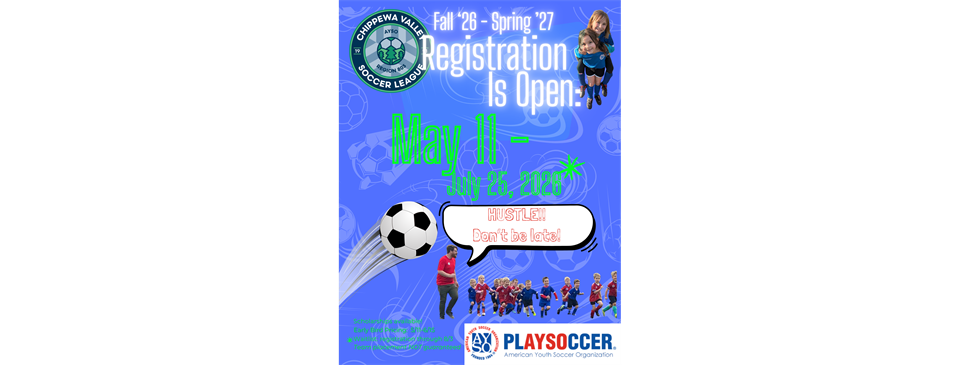 Fall 2026 Registration Opens May 11 through July 25